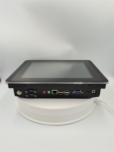 10寸工业平板电脑嵌入式一体机图片